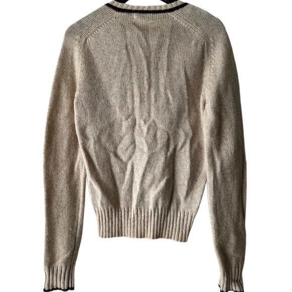 1950s 1960s 60s Vintage Brigadoon Brown Cardigan Two Tone Retro Boho Coquette - Picture 2 of 8